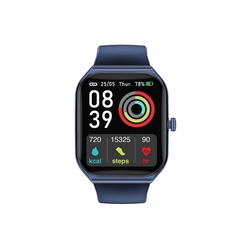 Promate Smart Watch, Sporty BT 3.0 + BLE 5.2 Fitness Tracker with 1.96” Always-On AMOLED Display, 10 Day Battery Life, 100+ Sports Modes and IP68 Water Resistance for iPhone 14, Galaxy S23